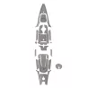 Kit Pads pour Outback - HOBIE - (MAT KIT  OUT 19 GRY/CHAR INTR)