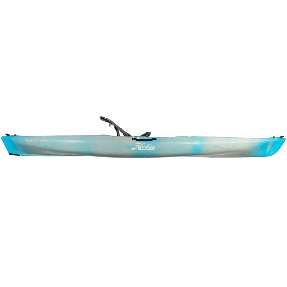 kayak de pêche à pagaie Hobie Quest 12.5 glacier sand