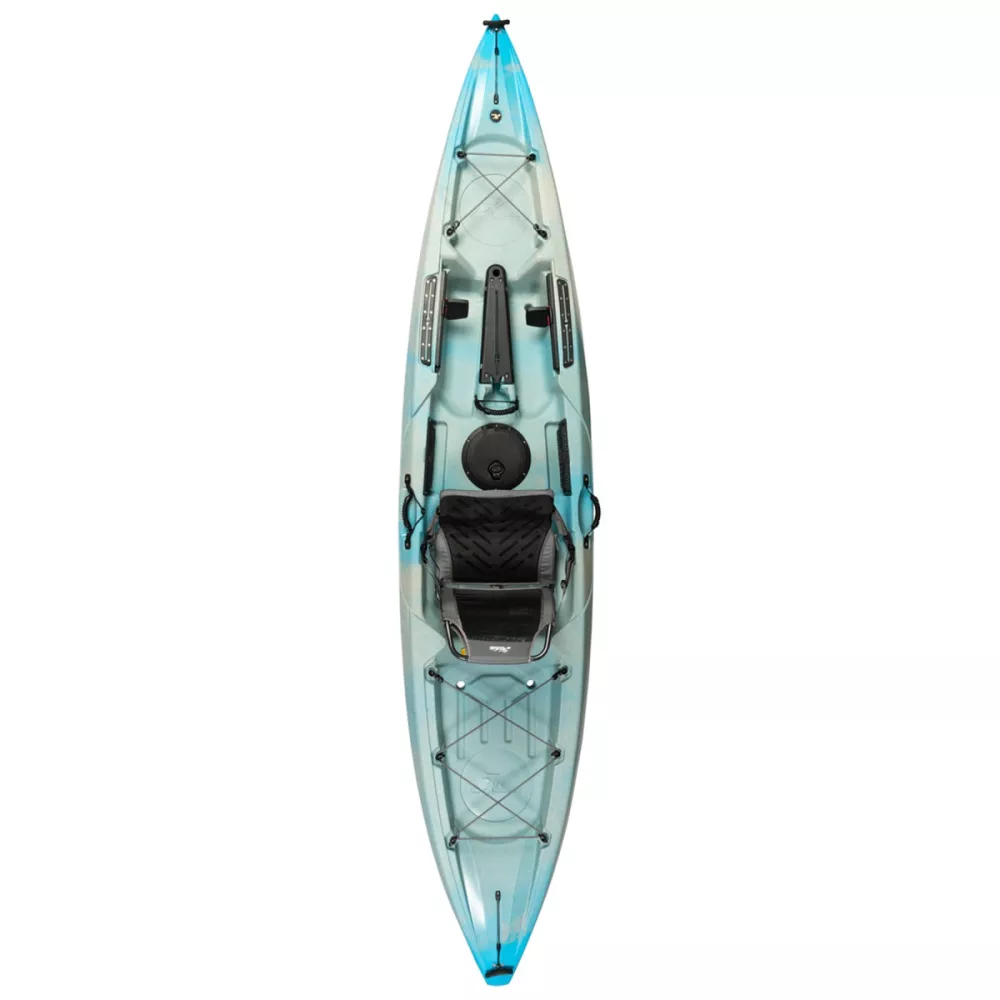 kayak de pêche à pagaie Hobie Quest 12.5 glacier sand