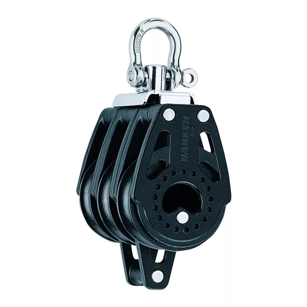 POULIE CARBO TRIPLE RINGOT 40 MM