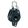 POULIE CARBO DOUBLE RGT 40 MM TETE FIXE