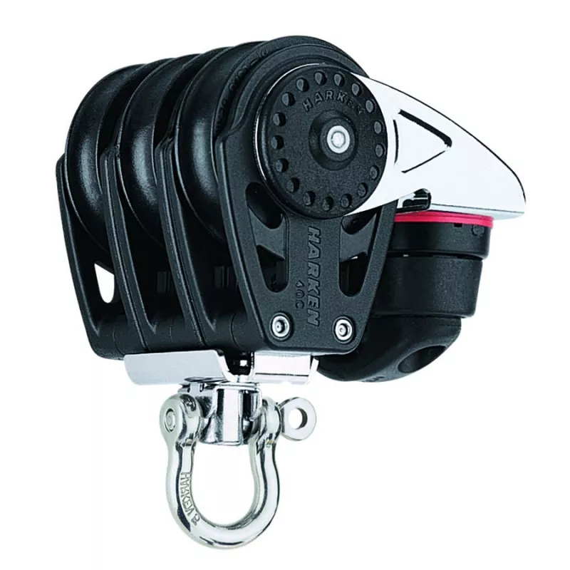POULIE CARBO TRIPLE TAQUET 40 MM