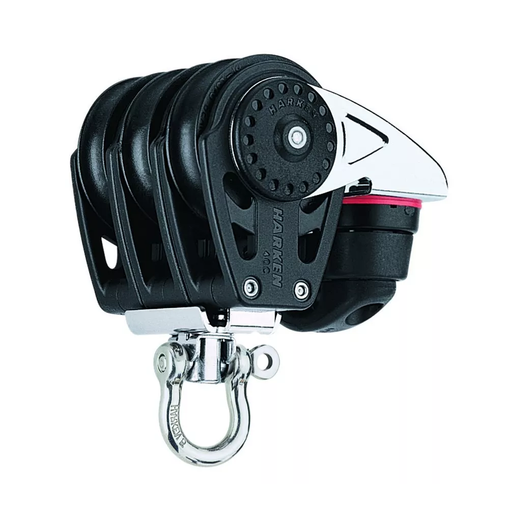 POULIE CARBO TRIPLE TAQUET 40 MM