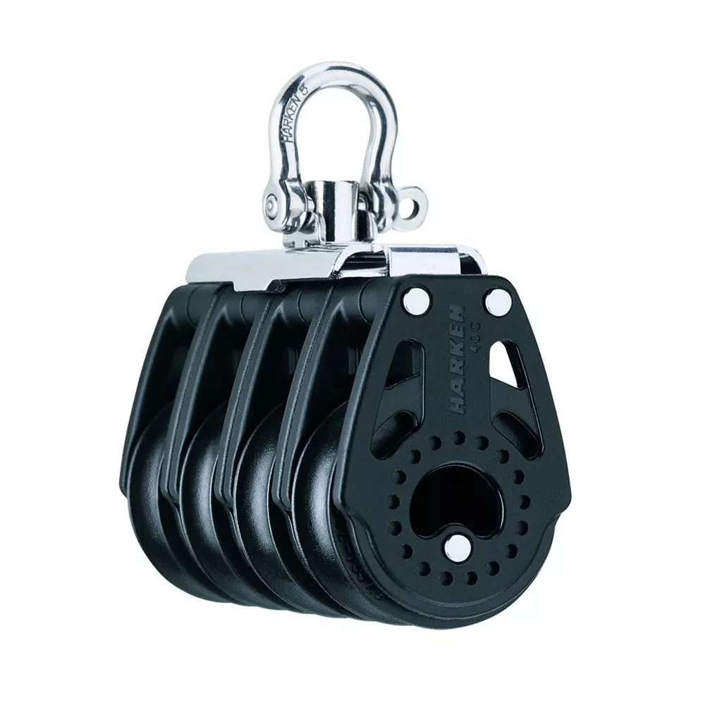POULIE CARBO 40 MM QUADRUPLE