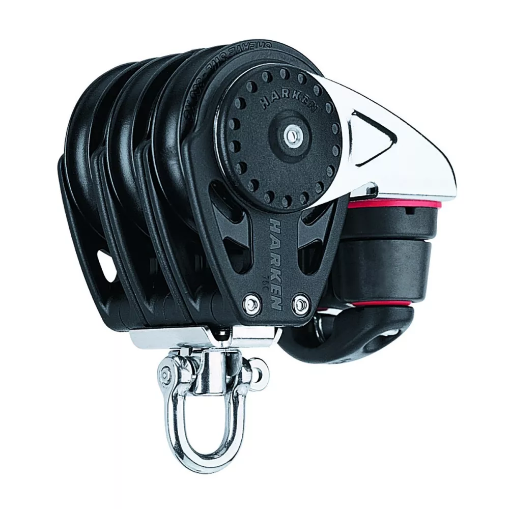 POULIE CARBO TRIPLE TAQUET 75MM