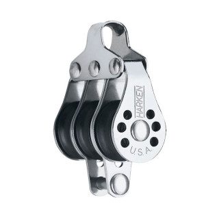 Poulie HARKEN Micro 22mm - Triple/Ringot