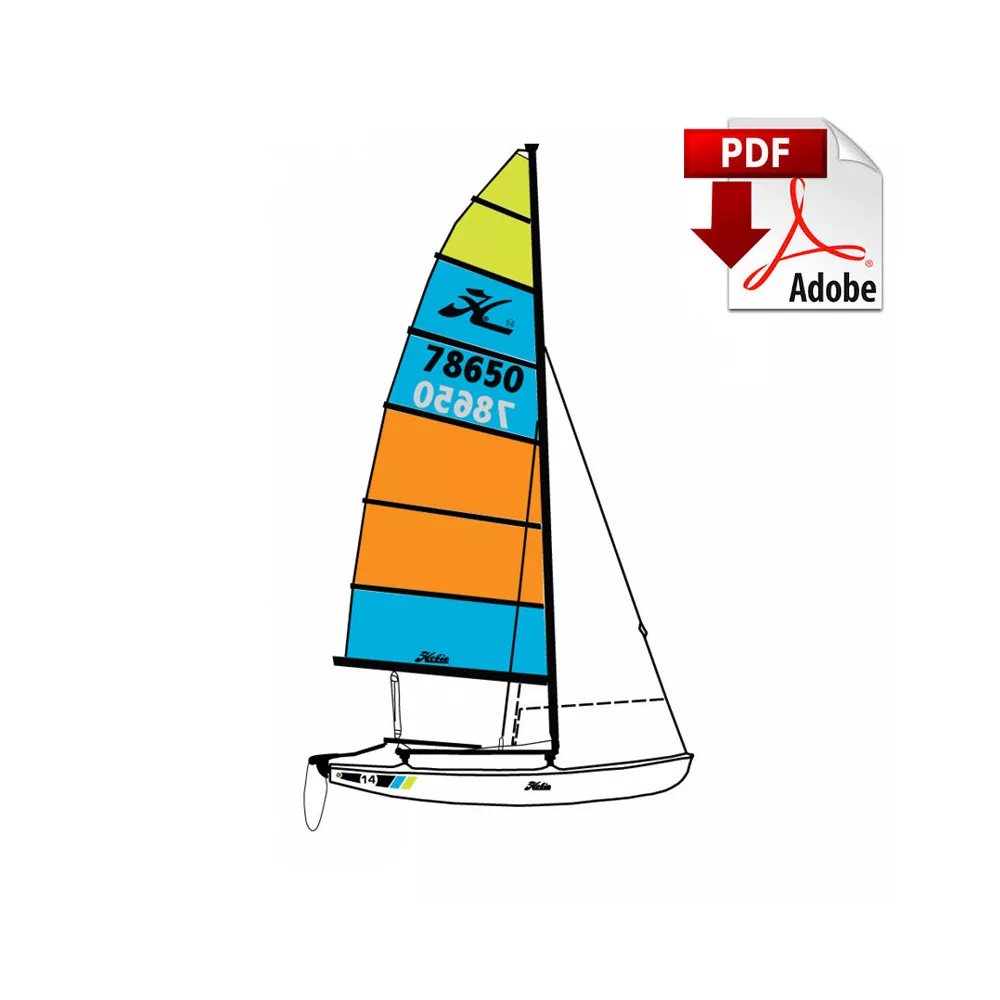 Eclaté Pièces Hobie Cat 14
