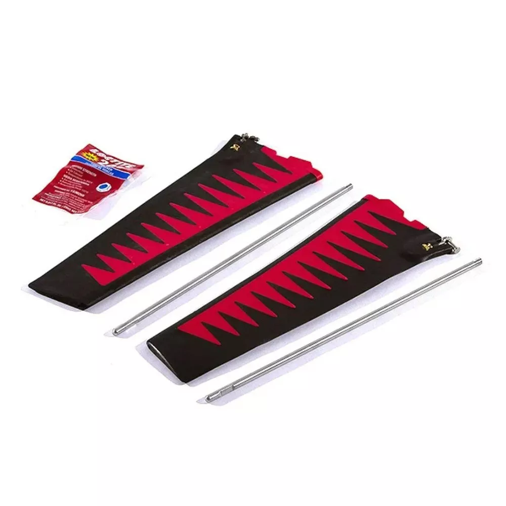 Kit Pales Turbo V2 - HOBIE - (ST-TURBO FIN KIT V2/GT - RED/B)