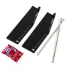 Kit pales Turbo md 180 - HOBIE - (ST-TURBO V2 FIN KIT MD180 BK/G)