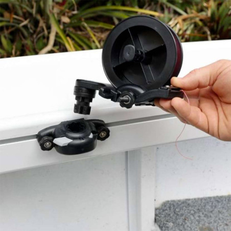 Enrouleur Ligne Pêche Portable - Système Bobine Avec Ventouse - Réglable Et Léger